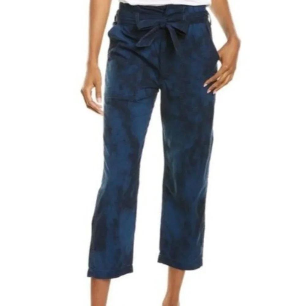 NWT AMO Paperbag Relaxed Straight Leg Pant-sz 28